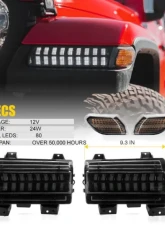 Xprite 6 Pin Signal and Daytime Running Light  Jeep Wrangler JL |JLU 2018-2023                                     - TS-JL-SMK-G1 - Image 5