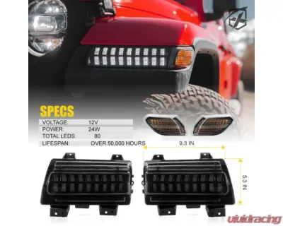 Xprite 6 Pin Signal and Daytime Running Light  Jeep Wrangler JL |JLU 2018-2023 - TS-JL-SMK-G1