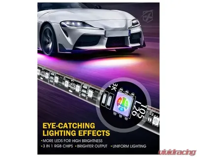 Xprite Car Underglow Light Kits - UGL-62710-G1