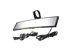 Xprite 13inch UTV Rear View Center Mirror for 1.75inch to 2inch Rollbars | Valiant Series Product Number UTV-CM-G17-13IN
