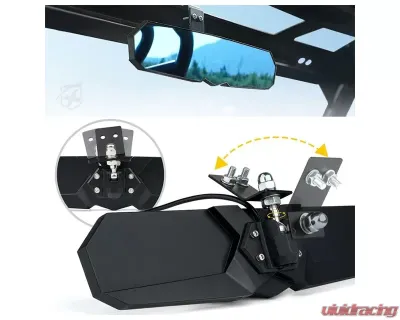Xprite 13" Valiant Series UTV Rear View Mirror Polaris RZR PRO XP 2020+ - UTV-CM-G19-13IN