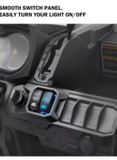 Xprite 5 Pin Laser Blue Center Mirror Interior Light SPST On | Off Rocker Switch                                     - UTV-CM-SWITCH - Image 7