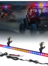 Xprite SL Series 38" Slim LED Rear Chase Light Bar Red/Blue/Amber/Amber/Blue/Red                                     - UTV-RSL-G13-RBYYBR - Image 5