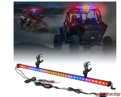 Xprite SL Series 38" Slim LED Rear Chase Light Bar Red/Blue/Amber/Amber/Blue/Red - UTV-RSL-G13-RBYYBR