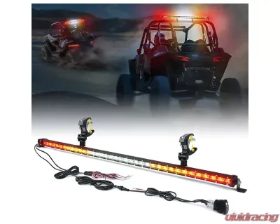 Xprite SL Series 38" Slim LED Rear Chase Light Bar Red/Amber/Blue/Blue/Amber/Red - UTV-RSL-G13-RYBBYR