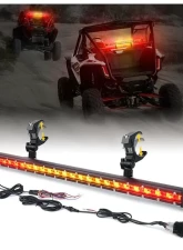 Xprite SL Series 25.5" Slim LED Rear Chase Light Bar Red/Amber/Amber/Red                                     - UTV-RSL-G15-RYYR - Image 5