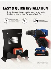 Xprite Wall Mount Storage 2 Door Hangers Jeep Wrangler 1976-2022                                     - WLB-0053-2D-FLAG - Image 2
