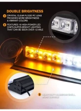 Xprite Emergency Dash Strobe Lights Red/Blue                                     - WSL-G3-8IN-RB - Image 3