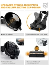 Xprite Emergency Dash Strobe Lights Red/Blue                                     - WSL-G3-8IN-RB - Image 5