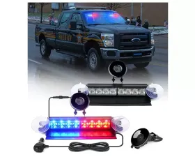 Xprite Emergency Dash Strobe Lights Red/Blue
