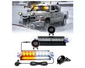 Xprite Emergency Dash Strobe Lights White/Amber