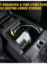 Xprite Center Console Organizer Jeep Wrangler JK | JKU 2011-2018                                     - ZS-0115-JK-G1 - Image 2