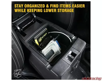 Xprite Center Console Organizer Jeep Wrangler JK | JKU 2011-2018 - ZS-0115-JK-G1