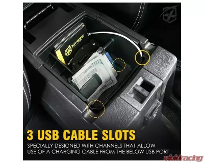 Xprite Center Console Organizer Jeep Wrangler JK | JKU 2011-2018 - ZS-0115-JK-G1