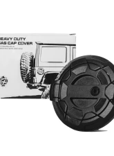 Xprite Gas Cap Cover | Bedrock Series with Simulated Key Latch Jeep Wrangler JK                                     - ZS-0133-G2 - Image 3