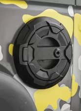 Xprite Gas Cap Cover | Bedrock Series with Simulated Key Latch Jeep Wrangler JK                                     - ZS-0133-G2 - Image 2