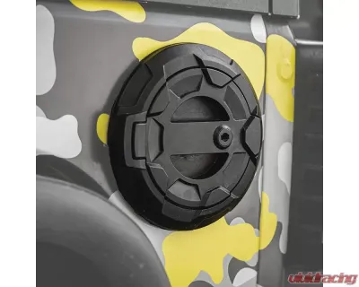 Xprite Gas Cap Cover | Bedrock Series with Simulated Key Latch Jeep Wrangler JK - ZS-0133-G2