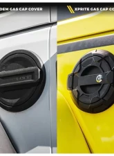 Xprite Bedrock Series Gas Cap Cover Without Key Latch Jeep Wrangler JL 2018+                                     - ZS-0133-JL-G1 - Image 2