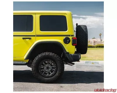 Xprite Bedrock Series Gas Cap Cover Without Key Latch Jeep Wrangler JL 2018+ - ZS-0133-JL-G1