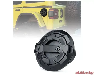 Xprite Bedrock Series Gas Cap Cover Simulated Key Latch Jeep Wrangler JL 2018+ - ZS-0133-JL-G2