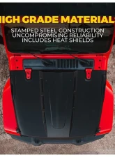 Xprite Avenger Series Heat Dispersion Hood Jeep Gladiator | Wrangler 2018+                                     - ZS-0136 - Image 4