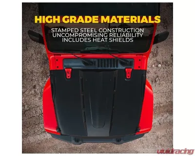 Xprite Avenger Series Heat Dispersion Hood Jeep Gladiator | Wrangler 2018+ - ZS-0136