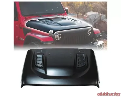 Xprite Hood w/ Functional Air Vents Jeep Wrangler Jeep Gladiator | Wrangler 2018+ - ZS-0137