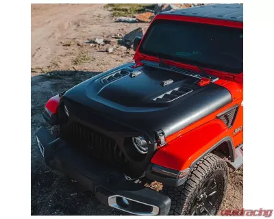 Xprite Hood w/ Functional Air Vents Jeep Wrangler Jeep Gladiator | Wrangler 2018+ - ZS-0137