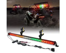 Xprite USA 32" Slim LED Rear Chase Light Bar | SL Series Red/Amber/White/Green/Red