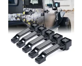 Xprite USA Jeep Aftermarket Aluminum Door Handle Set Freedom Series Jeep Wrangler JK 2007-2018