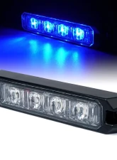 Xprite USA 4" End Replacement LED Module for Black Hawk Series Strobe Lights Blue                                     - SL-B419-BULB-E-B - Image 2