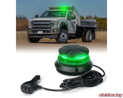 Xprite USA 24W Mini Beacon Strobe Light | Axis Series Green - SL-BCN-G5-G