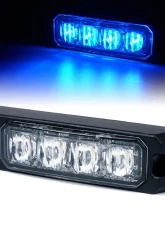 Xprite USA 4" End Replacement LED Module for Black Hawk Series Strobe Lights Blue                                     - SL-B419-BULB-E-B - Image 3