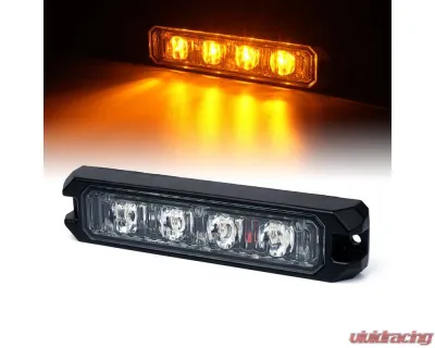 Xprite USA 5" Middle Replacement LED Module for Black Hawk Series Strobe Lights Amber - SL-B419-BULB-M-Y