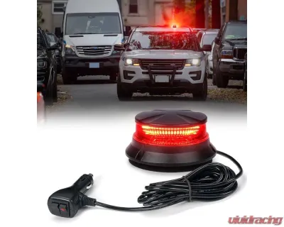 Xprite USA 24W Mini Beacon Strobe Light | Axis Series Red - SL-BCN-G5-R