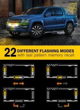 Xprite USA License Plate Strobe Lights Red/Blue                                     - LPF-UNI-G1M-RB - Image 2