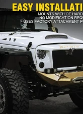 Xprite USA Fiberglass Hood with Scoop Vent | Beast Series Jeep Wrangler 2007-2018                                     - JP-0139-JK - Image 5