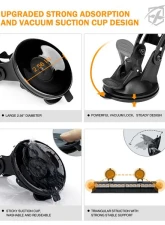 Xprite USA Windshield Dash Strobe Lights White/Red                                     - WSL-G3-16IN-WR - Image 5