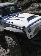 Xprite USA Fiberglass Hood with Scoop Vent | Beast Series Jeep Wrangler 2007-2018                                     - JP-0139-JK - Image 7