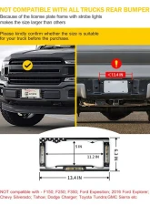 Xprite USA License Plate Strobe Lights Red/Blue                                     - LPF-UNI-G1M-RB - Image 4