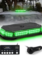 Xprite USA LED Emergency Strobe Light with Magnetic Mount Short Green                                     - XP-SLL-C120-G1-G - Image 7