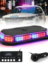 Xprite USA LED Emergency Strobe Light with Magnetic Mount Short Red and Blue                                     - XP-SLL-C120M-G1-RB - Image 7