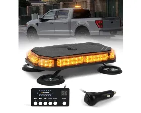 Xprite USA LED Emergency Strobe Light with Magnetic Mount Tall Amber