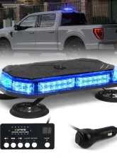 Xprite USA LED Emergency Strobe Light with Magnetic Mount Tall Blue                                     - XP-SLL-C120-G2-B - Image 7