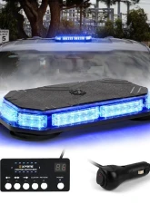 Xprite USA LED Emergency Strobe Light with Magnetic Mount Short Blue                                     - XP-SLL-C120-G1-B - Image 7