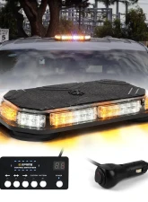 Xprite USA LED Emergency Strobe Light with Magnetic Mount Short White and Amber                                     - XP-SLL-C120M-G1-WY - Image 7