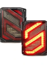 Xprite USA Tail Lights | Savage Series Clear Jeep Wrangler JK 2007-2018                                     - XP-JL-TL-JK-G12-CLR - Image 3