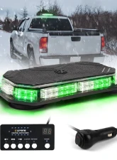 Xprite USA LED Emergency Strobe Light with Magnetic Mount Short Green and White                                     - XP-SLL-C120M-G1-WG - Image 7