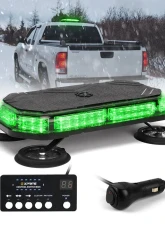 Xprite USA LED Emergency Strobe Light with Magnetic Mount Tall Green                                     - XP-SLL-C120-G2-G - Image 7