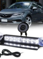 Xprite USA Windshield Strobe Light with Suction Cups White                                     - WSL-G2-8IN-W - Image 6